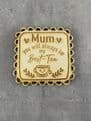 Mum Best-Tea wooden fridge magnet