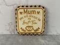 Mum Best-Tea wooden fridge magnet