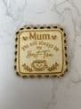 Mum Best-Tea wooden fridge magnet