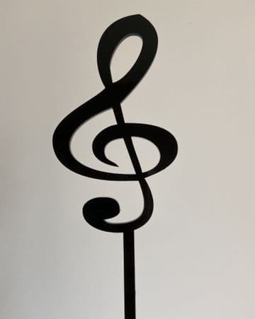 Music note acrylic or wood cake topper