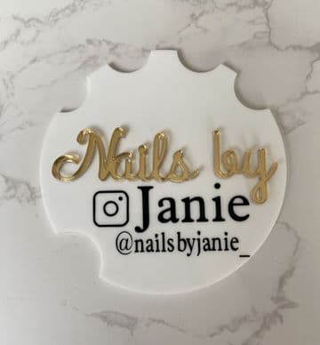 Nailfie personalised photo prop