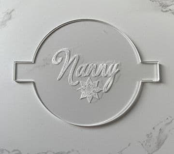 Nanny with flower debosser