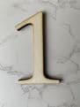 Number single acrylic or wood cake charm