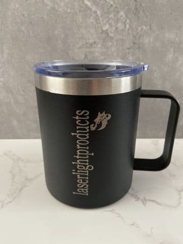 Personalised stainless steel travel cup