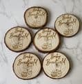 Personalised wood slice