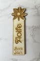 Personalised wooden book mark
