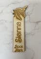 Personalised wooden book mark