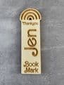 Personalised wooden book mark