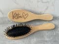 Personalised wooden brush