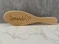 Personalised wooden brush