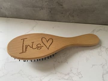 Personalised wooden brush