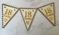 Personalised wooden bunting