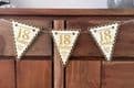Personalised wooden bunting