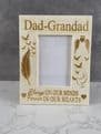 Personalised wooden memorial photo frame