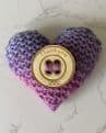 Pocket hug knitted heart