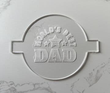 World's best dad debosser