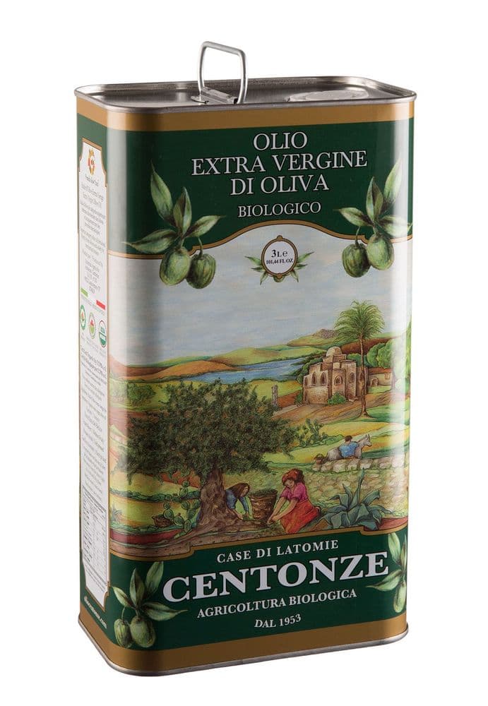 Centonze - Organic Nocellara del Belice 3L Tin Sicilian Extra Virgin Olive Oil