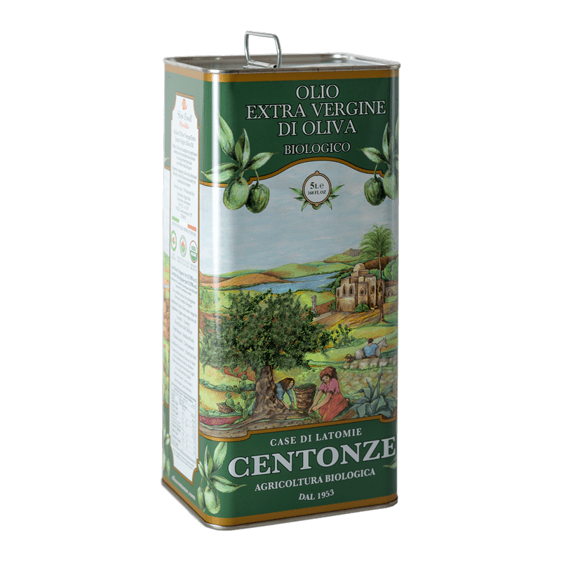 Centonze - Organic Nocellara del Belice 5L Tin Sicilian Extra Virgin Olive Oil