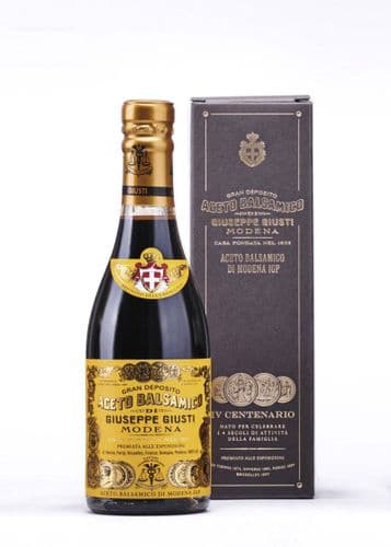 Giuseppe Giusti - Balsamic Vinegar of Modena PGI - 4 Gold Medals "Quarto Centenario" 250ml