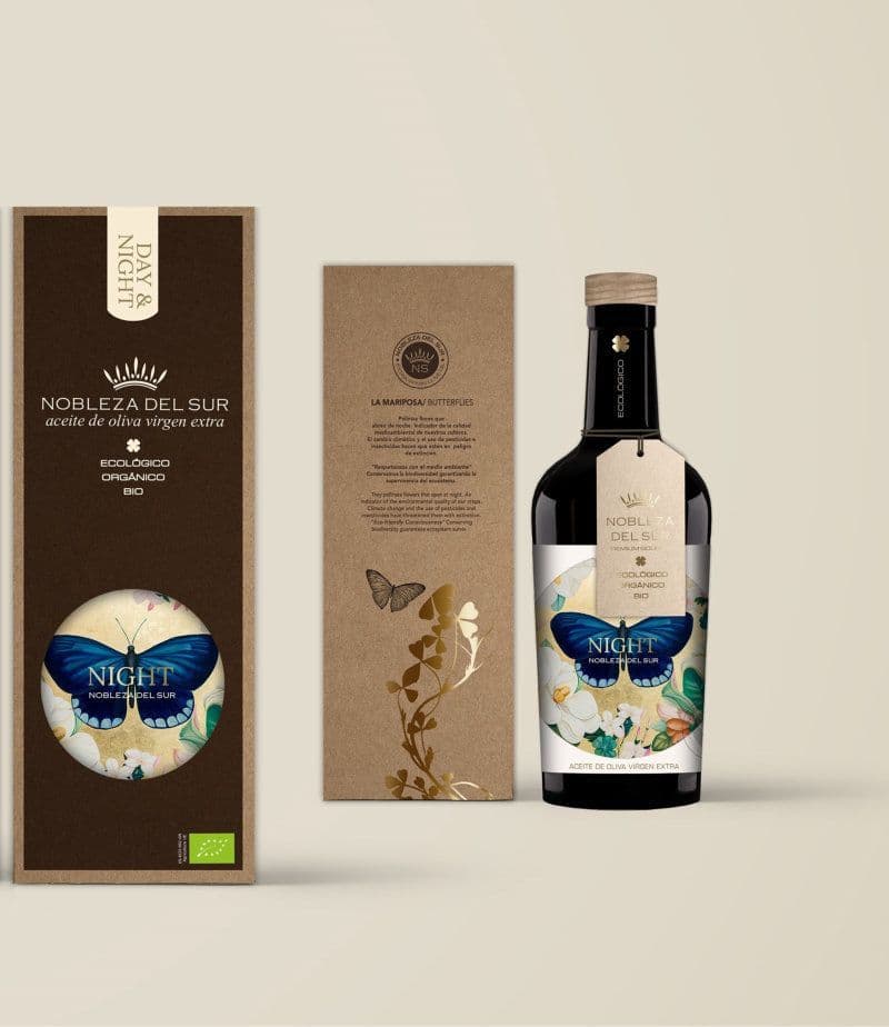 Nobleza del Sur - Early Harvest "Eco Night" Organic Blend Extra Virgin Olive Oil 500ml with Gift Box