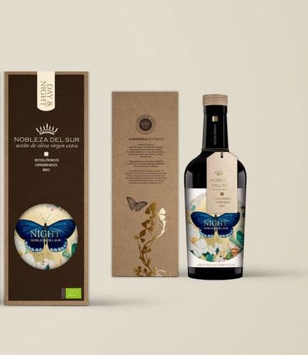 Nobleza del Sur - Early Harvest "Eco Night" Organic Blend Extra Virgin Olive Oil 500ml with Gift Box