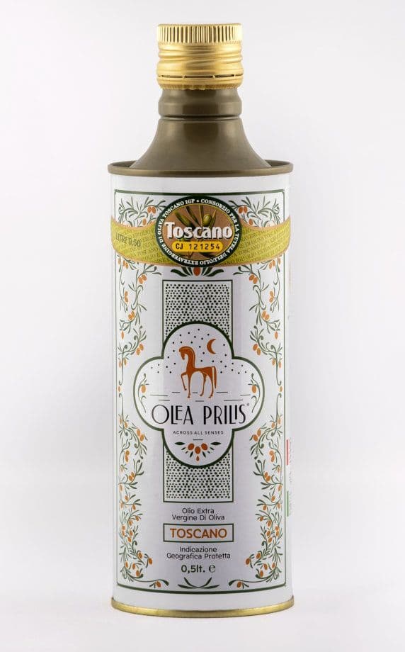 Olea Prilis - Organic Tuscan PGI Extra Virgin Olive Oil 500ml tin