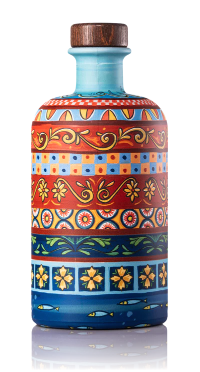 Romano Vincenzo - Iconica 'Maiolica'  500ml Sicilian Extra Virgin Olive Oil