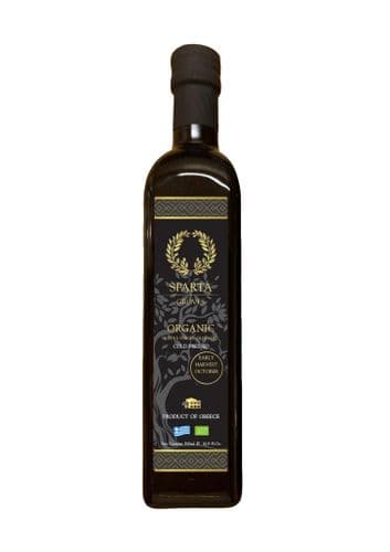 Sparta Groves - Early Harvest Organic Athinolia PGI Laconia Extra Virgin Olive Oil 500ml