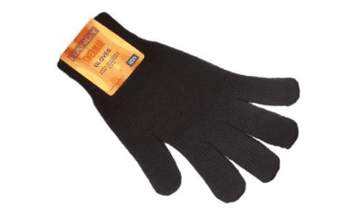 £9  - Men's HANDY Black Gloves x 12