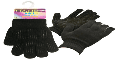 12x Kid’s Magic Gloves, Gripper, Black