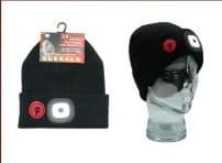 12x Mens Black Light Up Hat £1.75 EACH