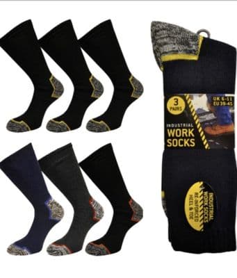 Bonjour Work Socks 6-11 at only £1.38 each pack of 3!