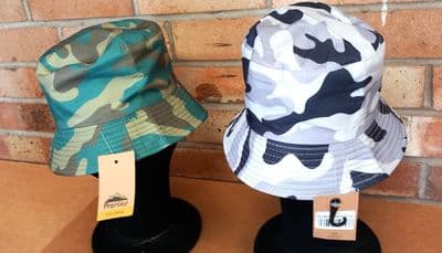 Boy's Pro-Hike Camo Bucket Hats only £1.75