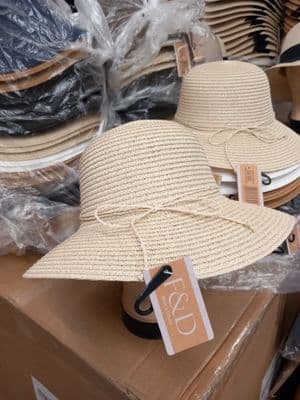 Felix & Dylan FD11 Premium Woven Summer Hat for Ladies £3.50 each