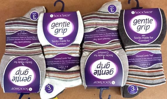 GENTLE GRIP SOLRH137G3 WOMEN'S SOCKS 4-8