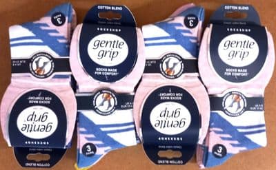 GENTLE GRIP SOLRH153G3 WOMEN'S SOCKS 4-8