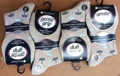 GENTLE GRIP SOLRH170G3 WOMEN'S SOCKS 4-8