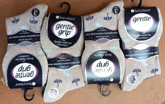 GENTLE GRIP SOLRH170G3 WOMEN'S SOCKS 4-8