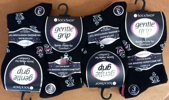 GENTLE GRIP SOLRH171G3 WOMEN'S SOCKS 4-8