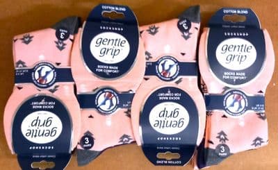 GENTLE GRIP SOLRH205G3 WOMEN'S SOCKS 4-8