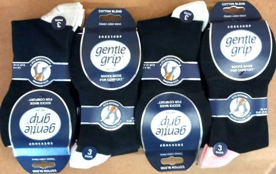 GENTLE GRIP SOLRH236G3 WOMEN'S SOCKS 4-8