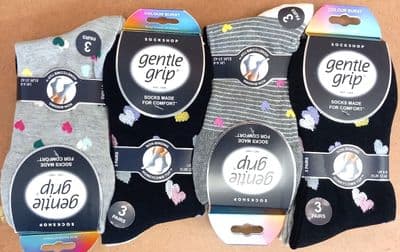 GENTLE GRIP SOLRH254G3 WOMEN'S SOCKS 4-8
