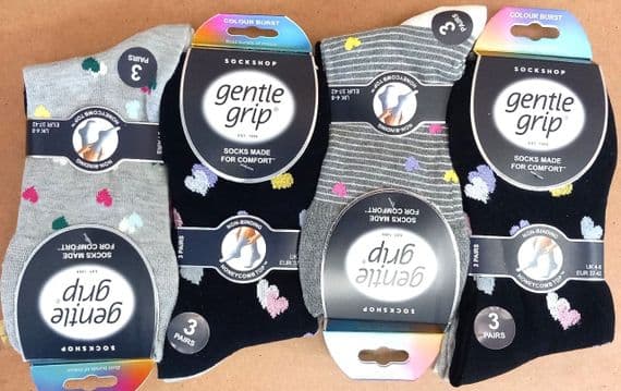 GENTLE GRIP SOLRH254G3 WOMEN'S SOCKS 4-8