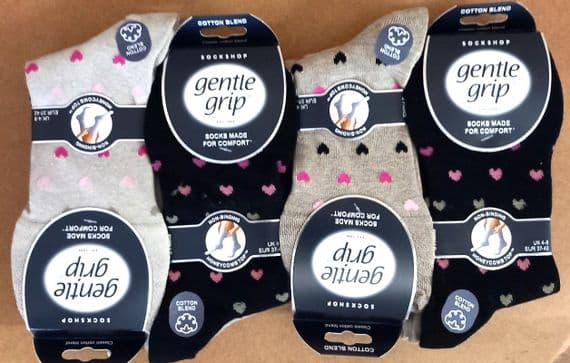 GENTLE GRIP SOLRH48G3 WOMEN'S SOCKS 4-8