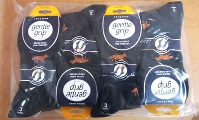 GENTLE GRIP SOMRF002H3 MENS SOCKS 6-11
