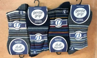 GENTLE GRIP SOMRJ564H3 MENS SOCKS 6-11