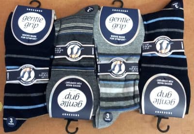 GENTLE GRIP SOMRJ581H3 MENS SOCKS 6-11