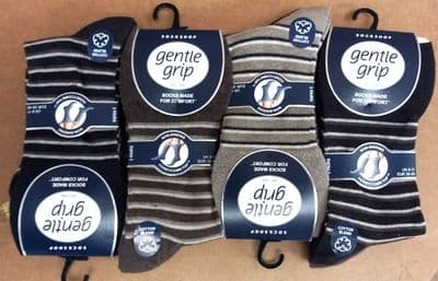 GENTLE GRIP SOMRJ602H3 MENS SOCKS 6-11