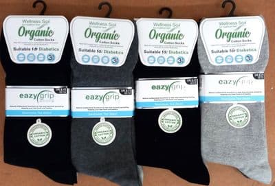 Men's ORGANIC Wellness Sox 2285 Suitable for Diabetics