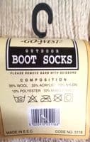 Men's Thick Wool Long Socks 6-11 only £2.25